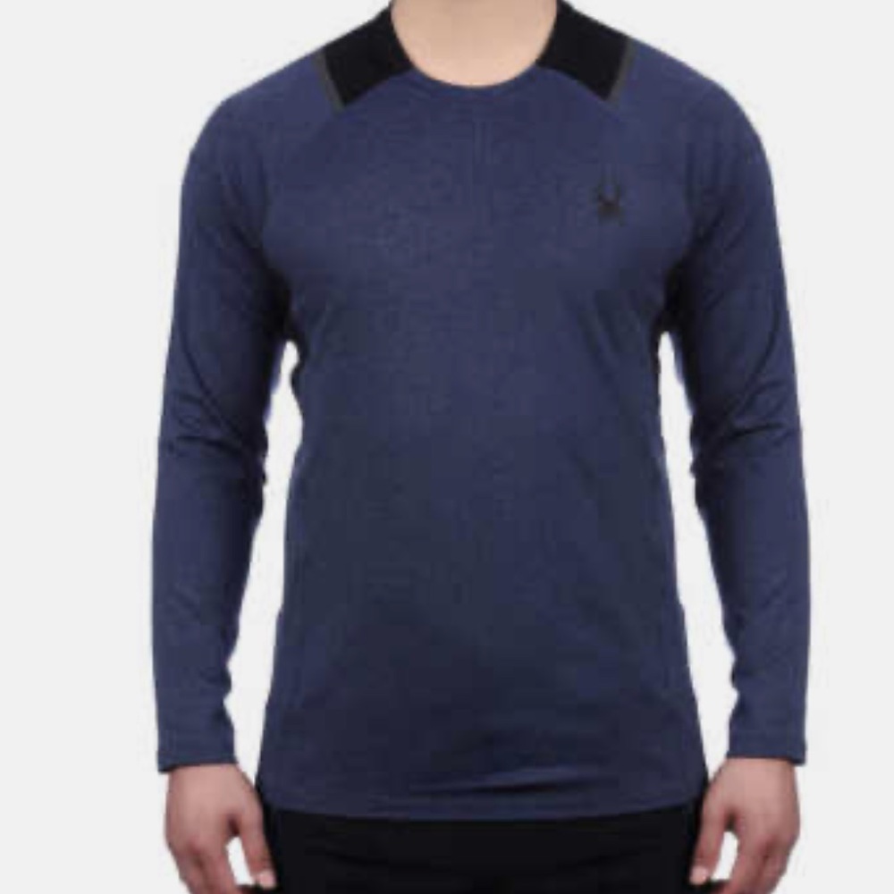 Spyder Men’s Long Sleeve Active Shirt Moisture-Wicking Stretch Medium